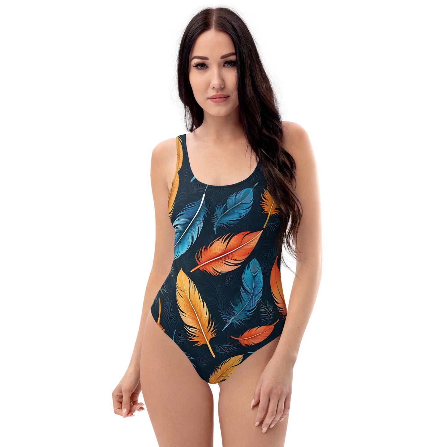 Colorfuf Feathers 1PC Swimsuit