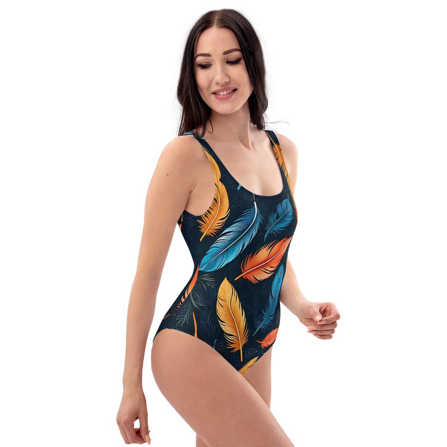 Colorfuf Feathers 1PC Swimsuit