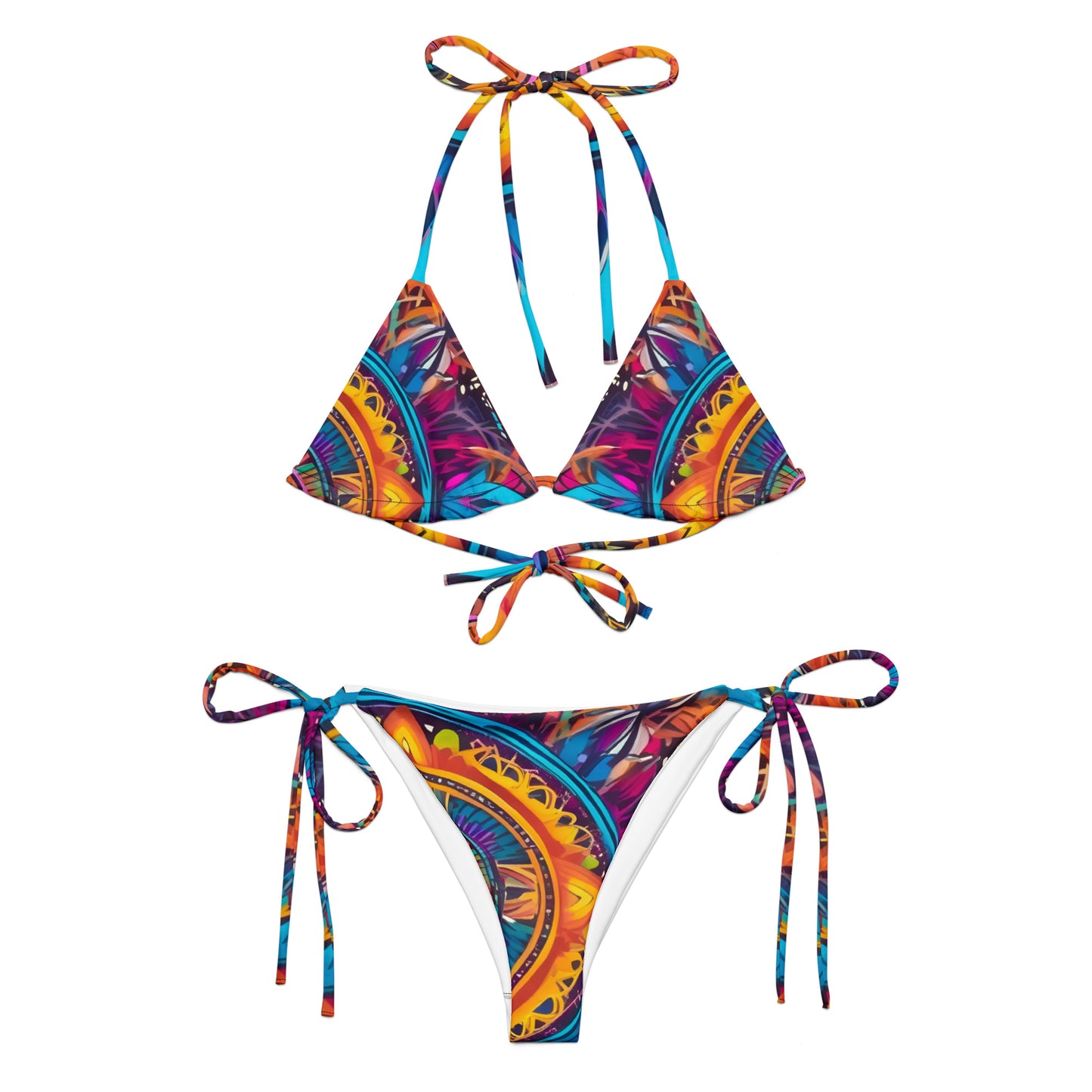 Beautiful Mandala Colorful Bikini