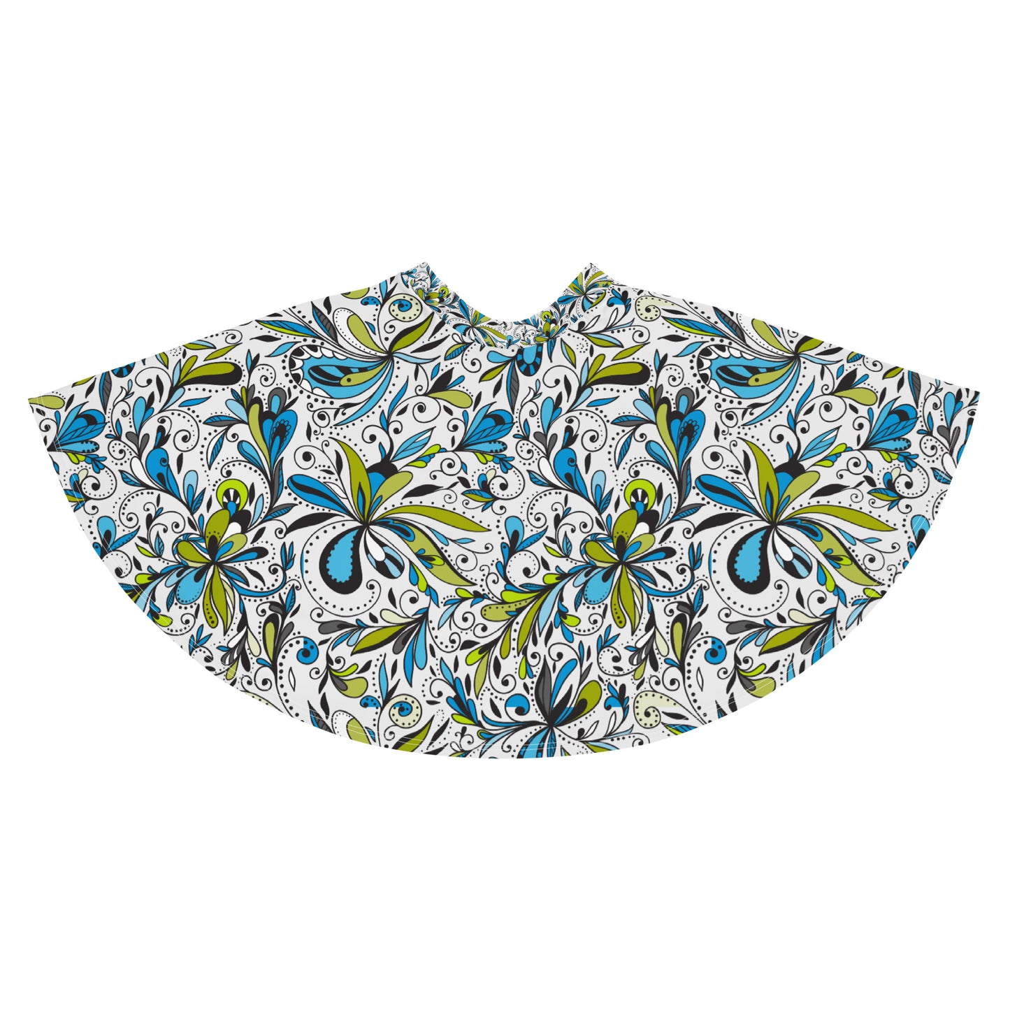 Chaos Floral Skirt