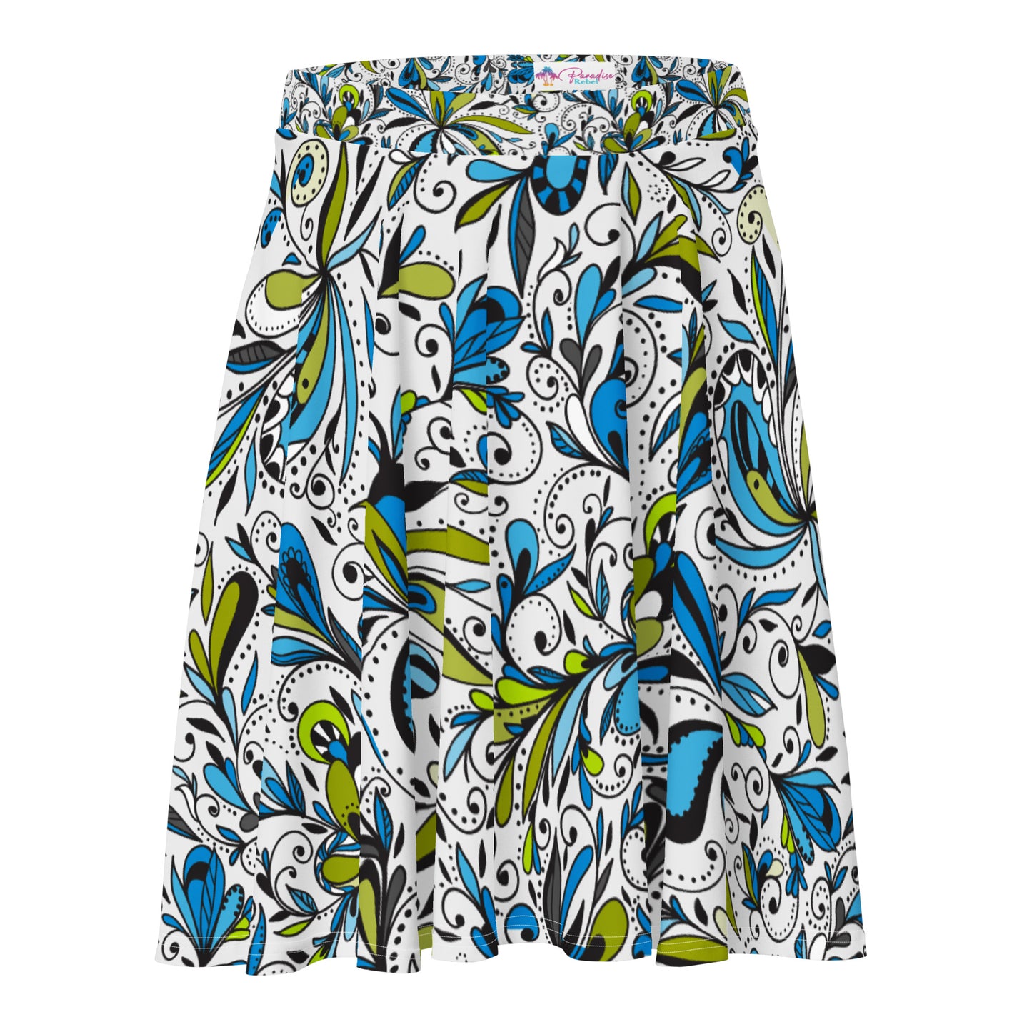 Chaos Floral Skirt