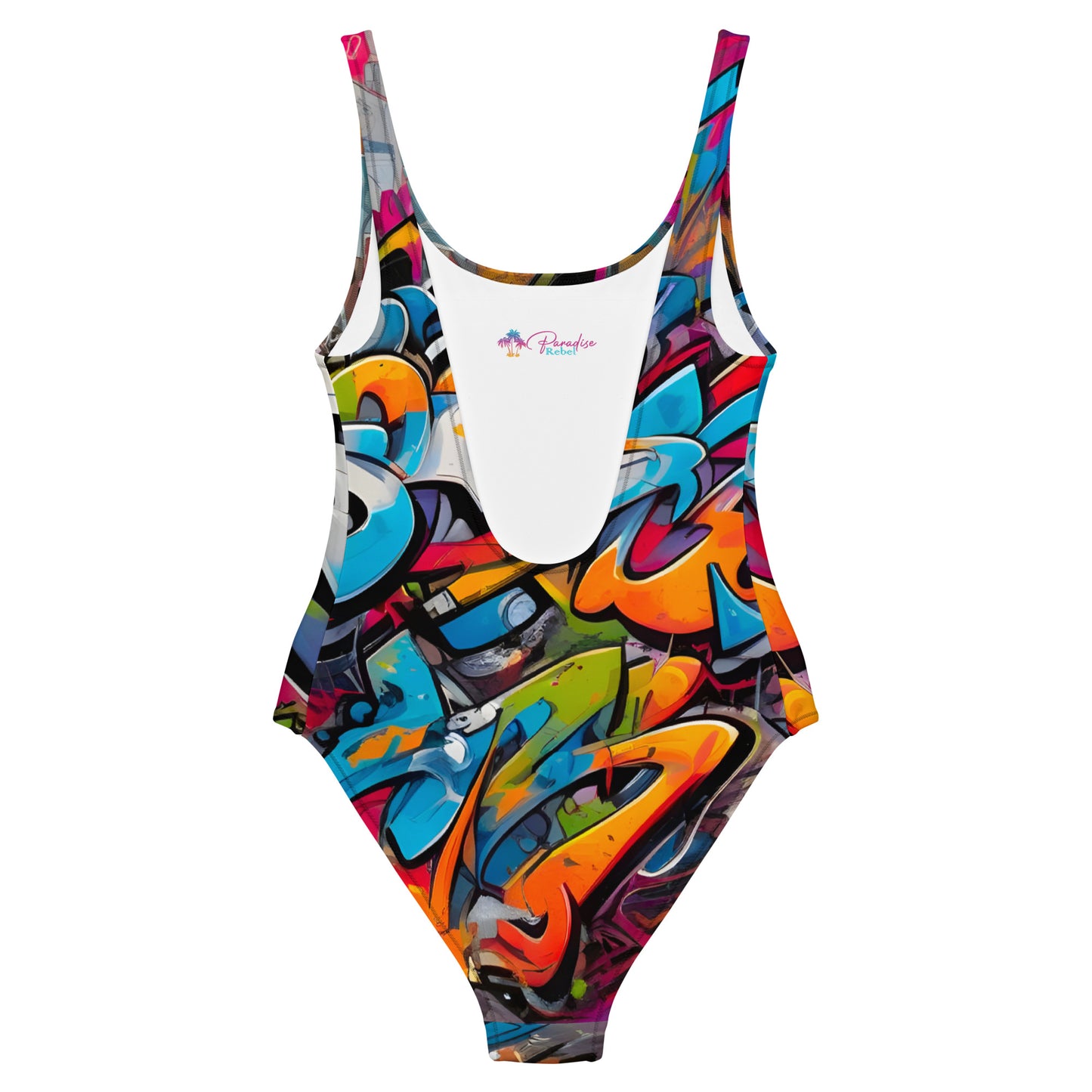 Dark Graffiti  1PC Swimsuit