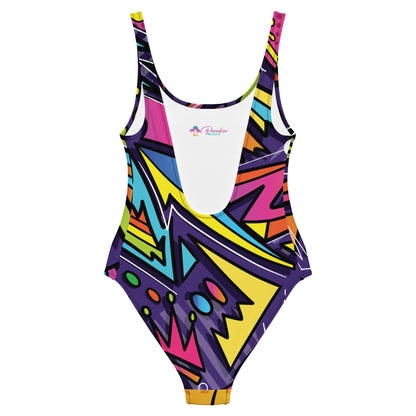 Comic Graffiti 1PC Swimsuit