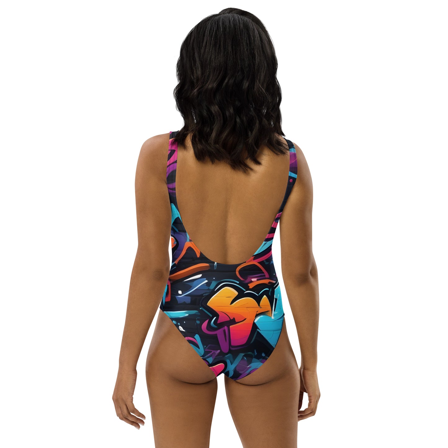 Bad Neighborhood Graffiti Art 1PC Swimsuit