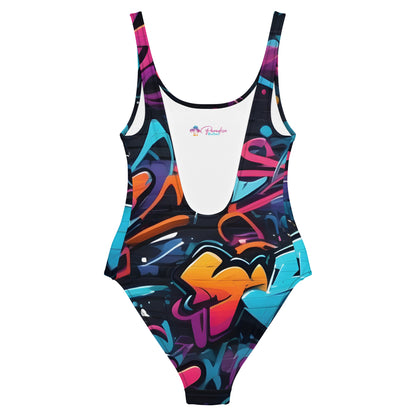 Bad Neighborhood Graffiti Art 1PC Swimsuit