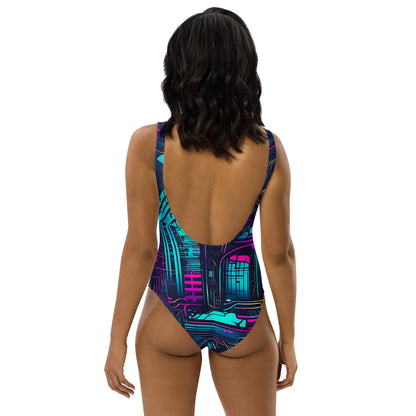 Cyber City Graffiti 1PC Swimsuit