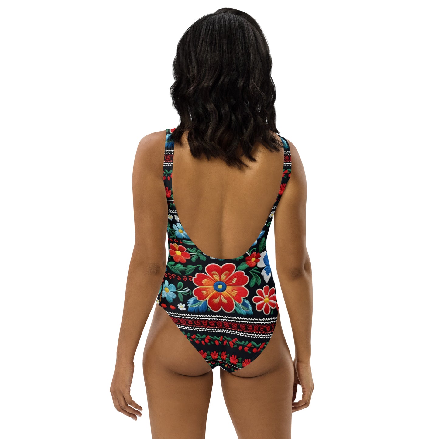 Positive Floral 1PC Swimsuit