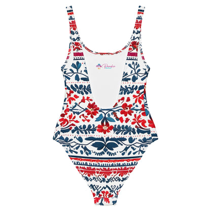 Beautiful Floral 1PC Swimsuit