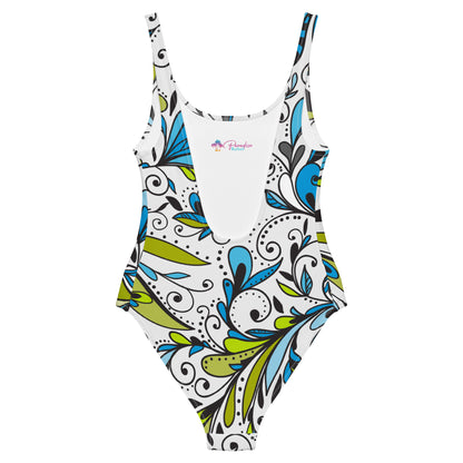 Chaos Floral 1PC Swimsuit