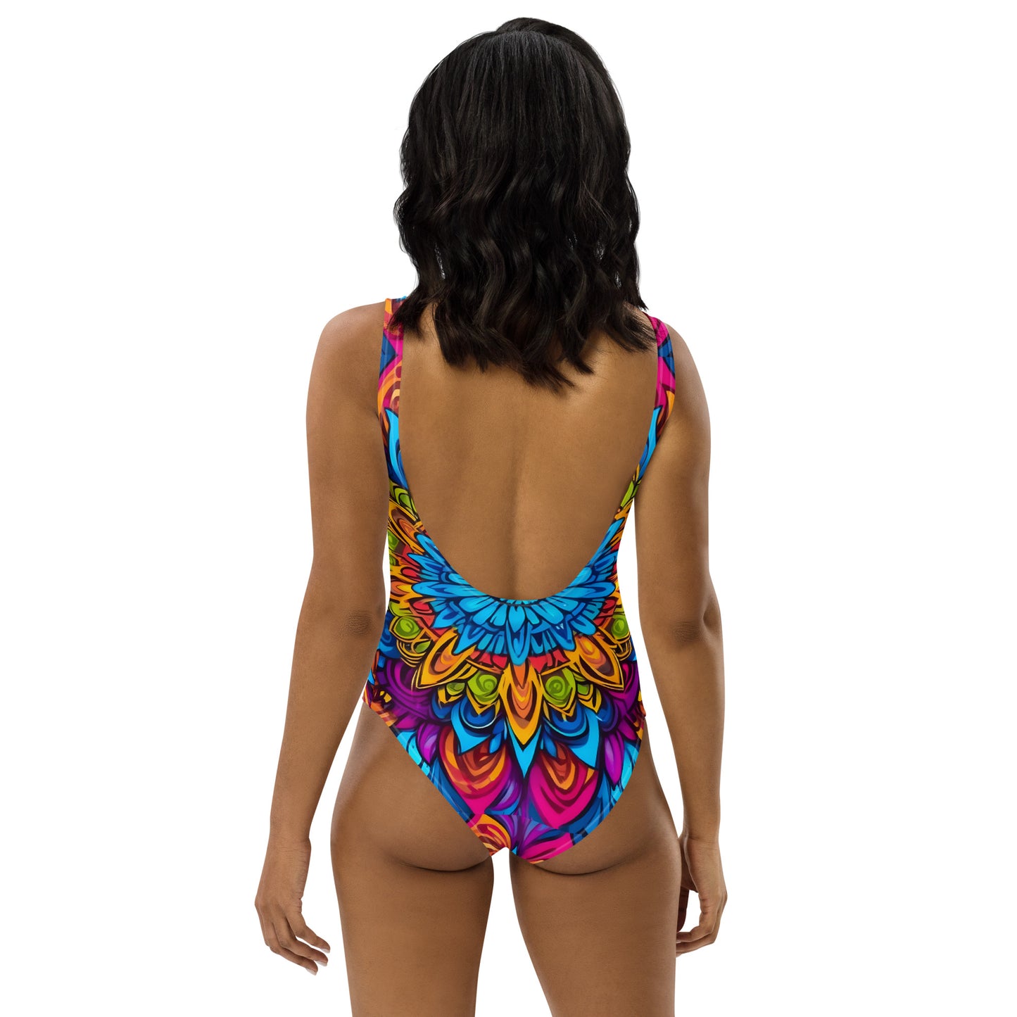 Colorful Mandala 1PC Swimsuit