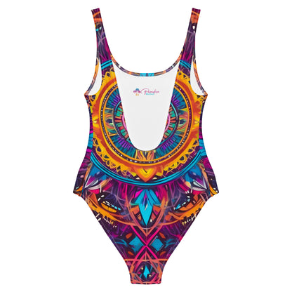 Beautiful Mandala Colorful 1PC Swimsuit