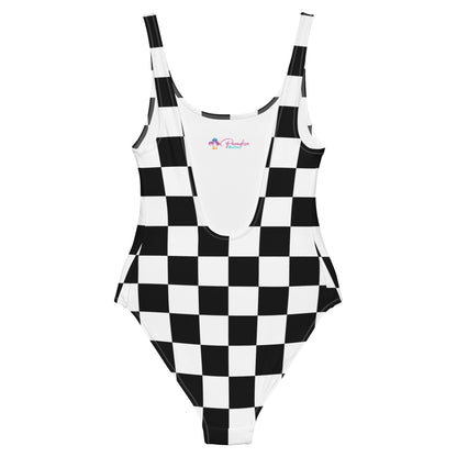 Finish Line Flag 1PC Swimsuit