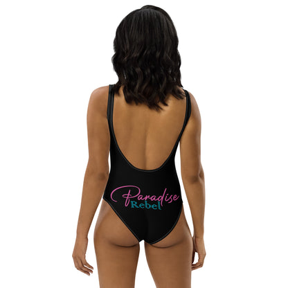 Paradise Rebel Black 1PC Swimsuit