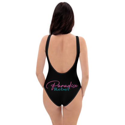 Paradise Rebel Black 1PC Swimsuit