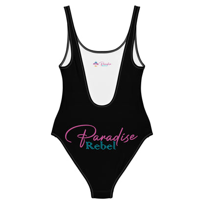 Paradise Rebel Black 1PC Swimsuit