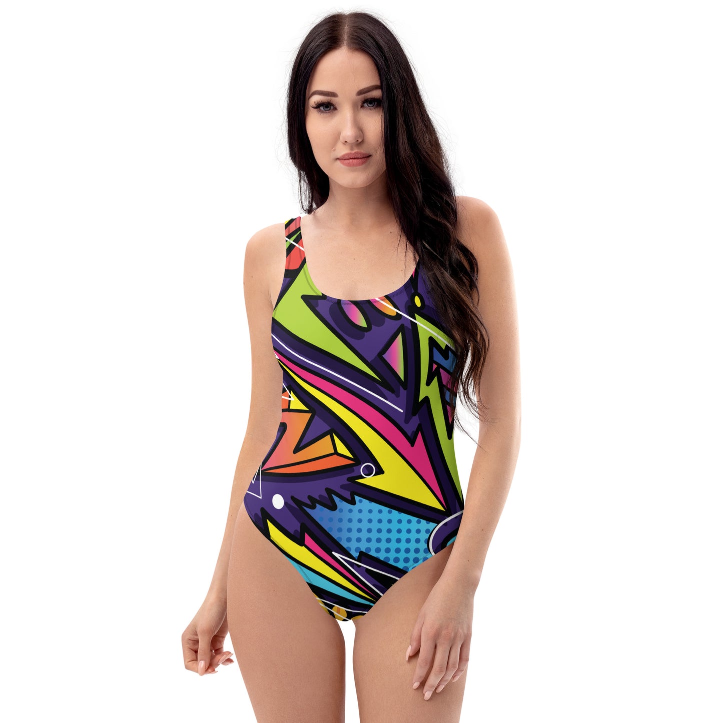 Comic Graffiti 1PC Swimsuit