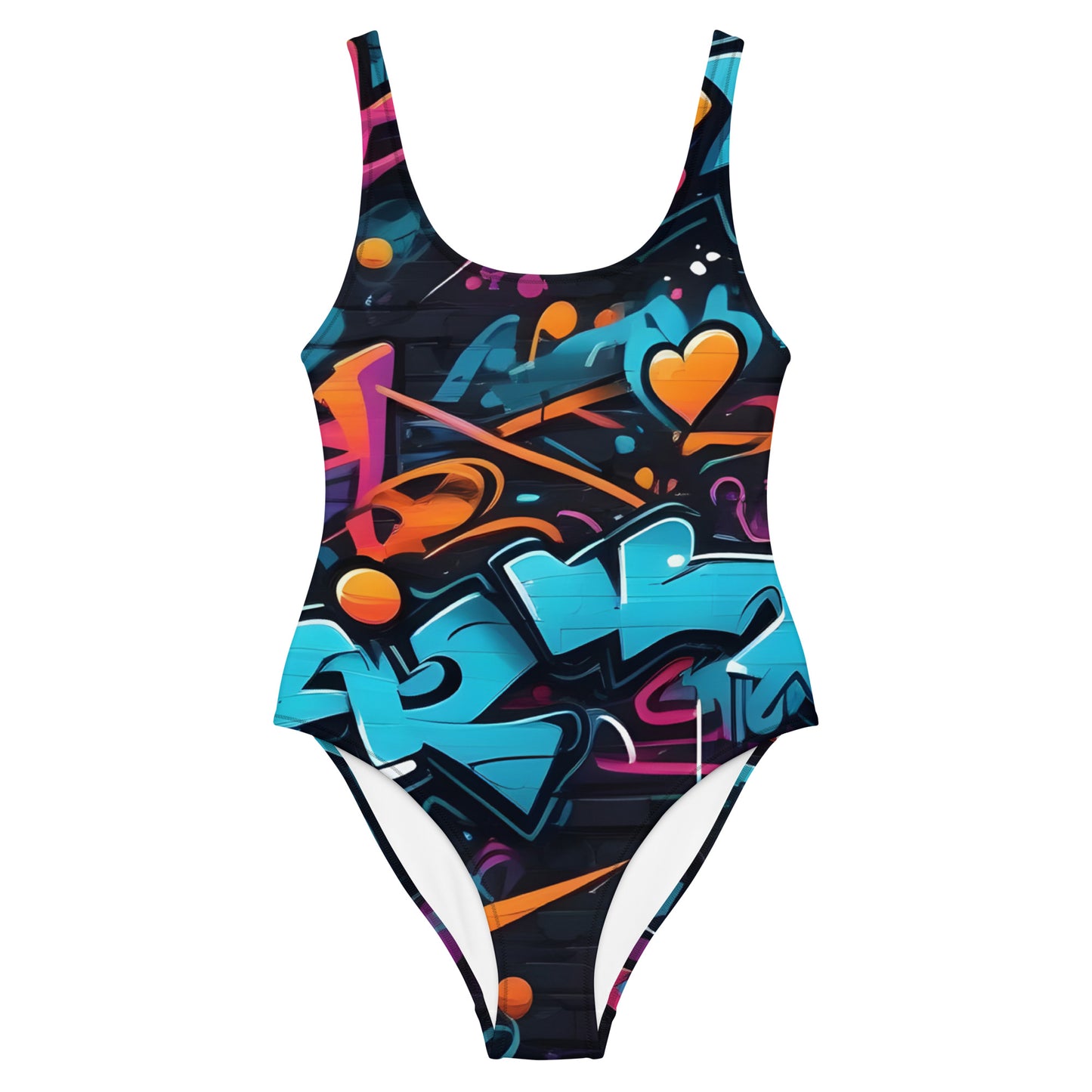 Bad Neighborhood Graffiti Art 1PC Swimsuit