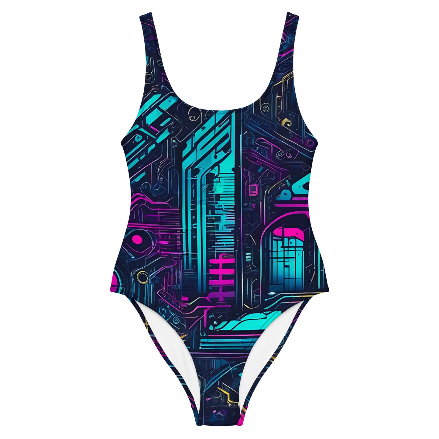 Cyber City Graffiti 1PC Swimsuit