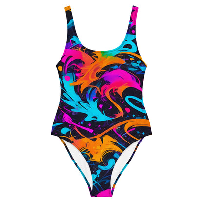 Colors in Graffiti 1PC Swimsuit