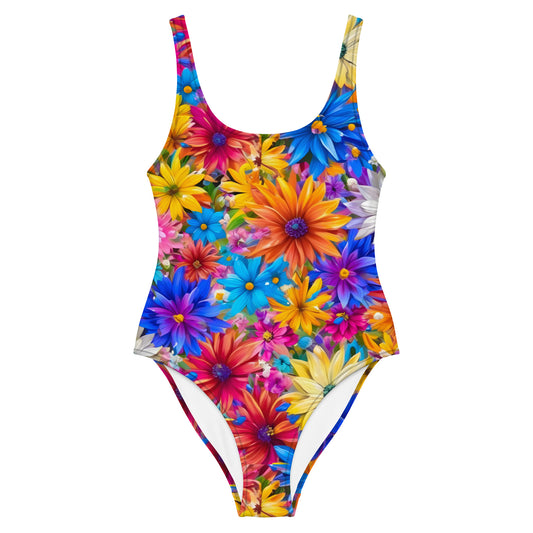 Explosion of Flowers 1PC Swimsuit