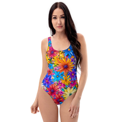 Explosion of Flowers 1PC Swimsuit