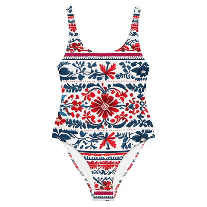 Beautiful Floral 1PC Swimsuit