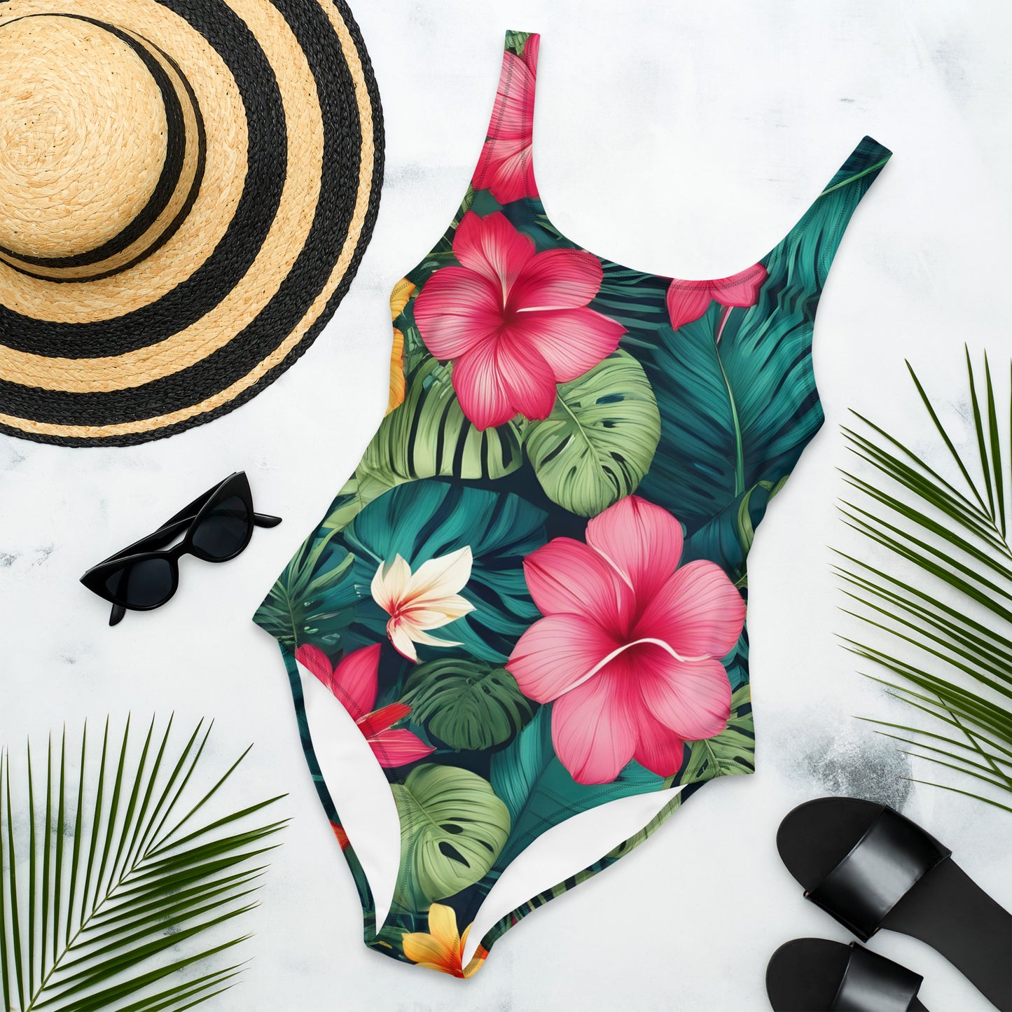 Garden Floral 1PC Swimsuit