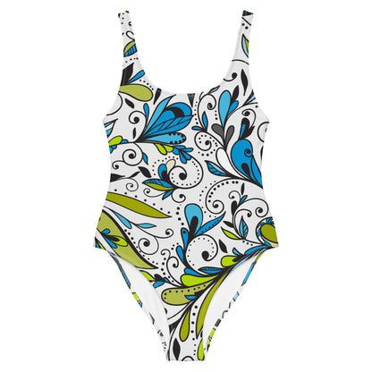 Chaos Floral 1PC Swimsuit