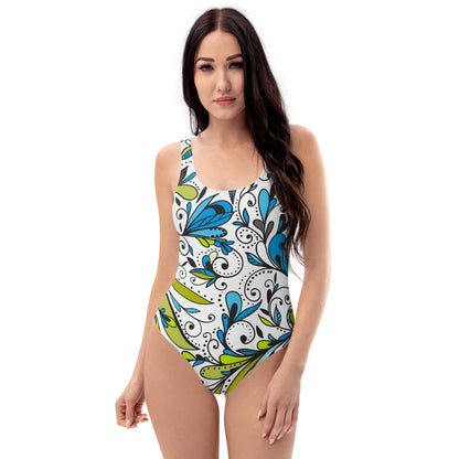 Chaos Floral 1PC Swimsuit