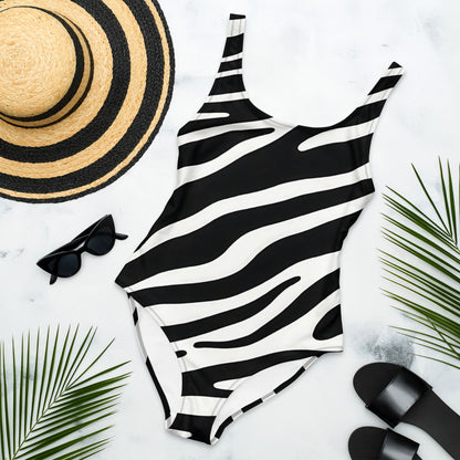 Zebra 1PC Swimsuit