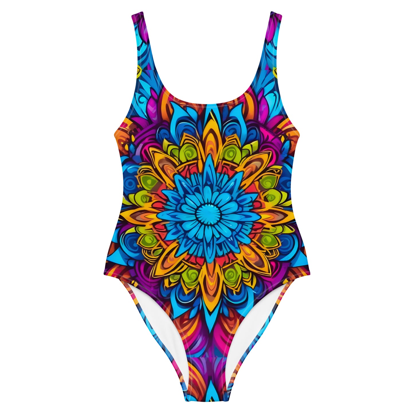 Colorful Mandala 1PC Swimsuit