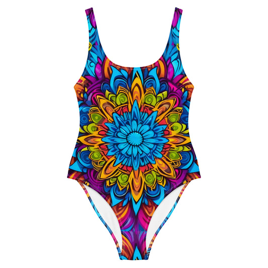 Colorful Mandala 1PC Swimsuit