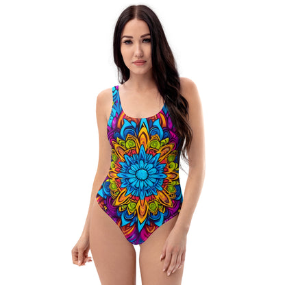 Colorful Mandala 1PC Swimsuit