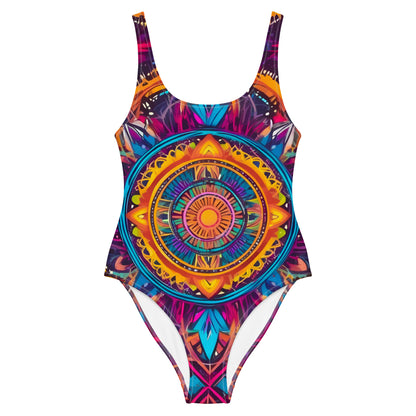 Beautiful Mandala Colorful 1PC Swimsuit