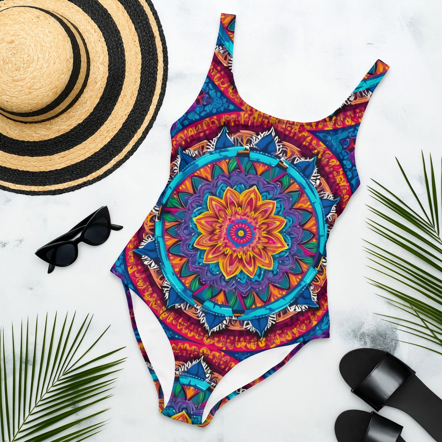 Mandala Sensual 1PC Swimsuit