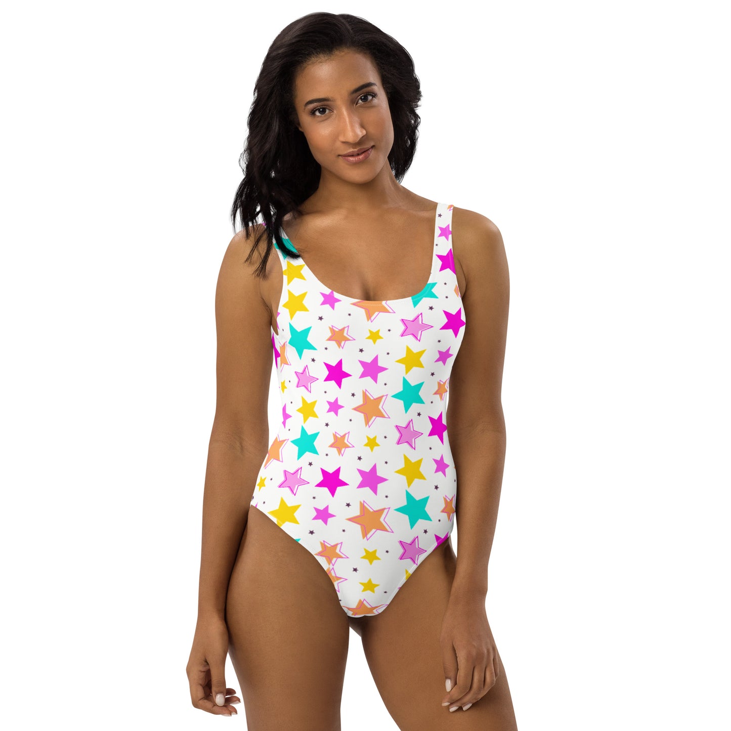 Colorful Stars 1PC Swimsuit