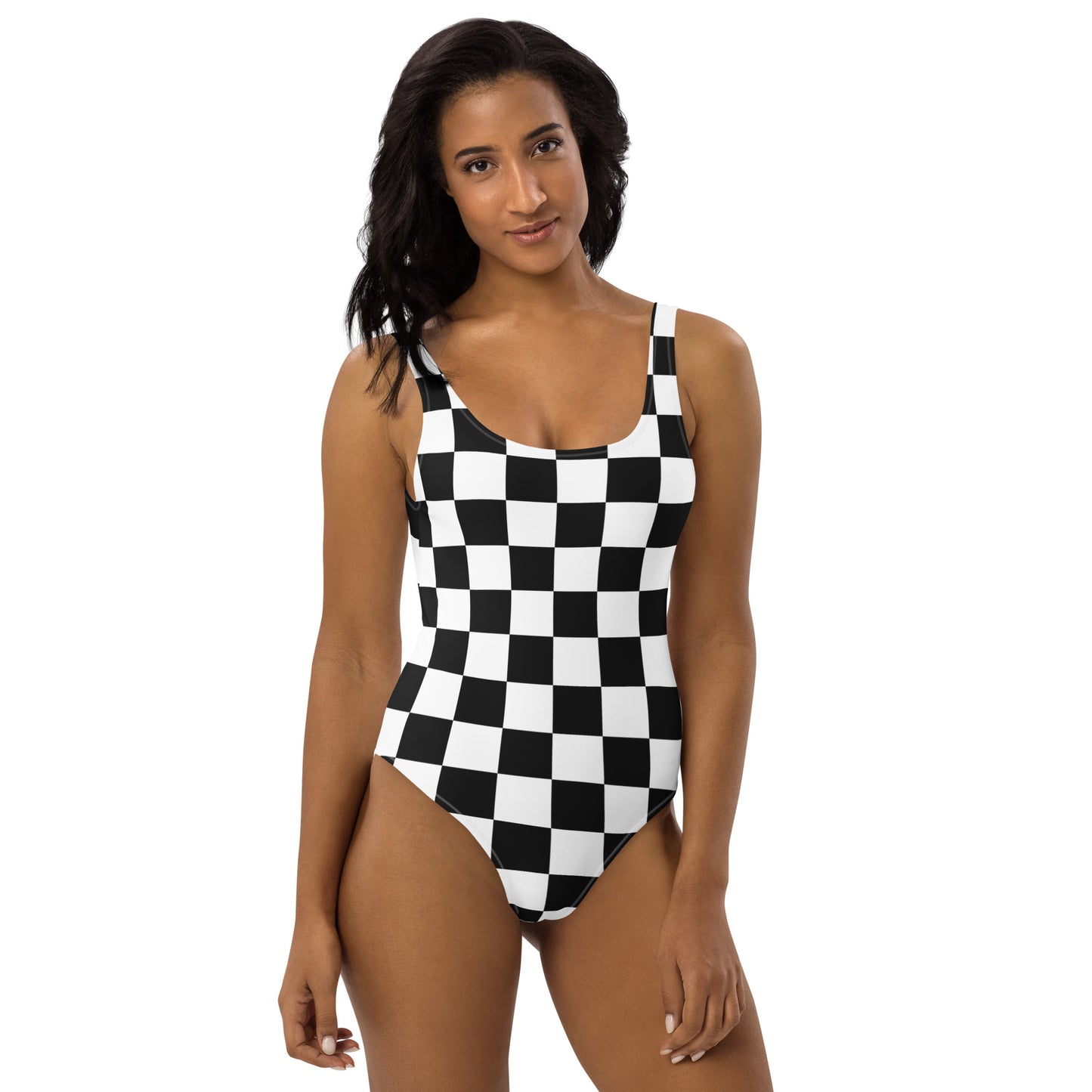 Finish Line Flag 1PC Swimsuit