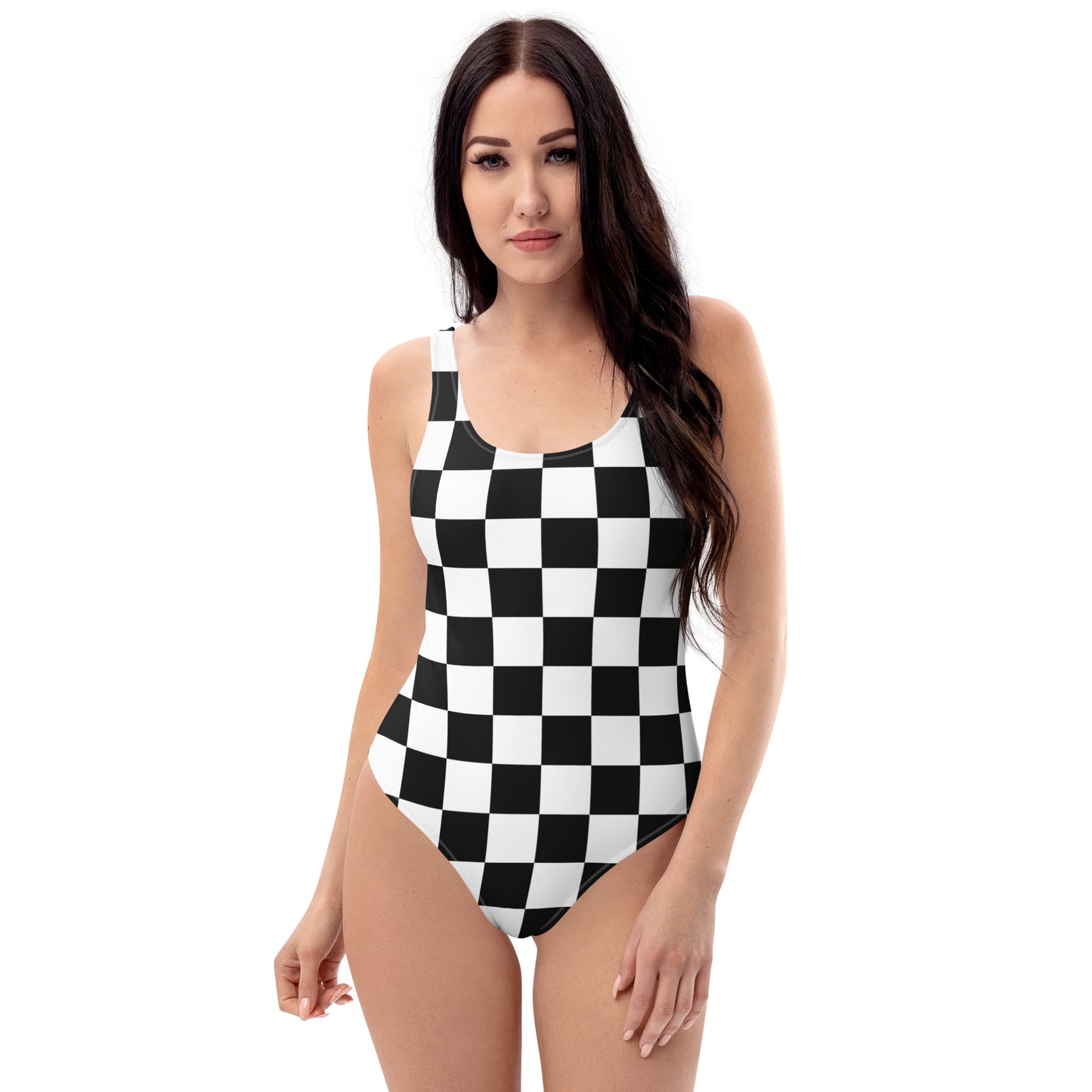 Finish Line Flag 1PC Swimsuit