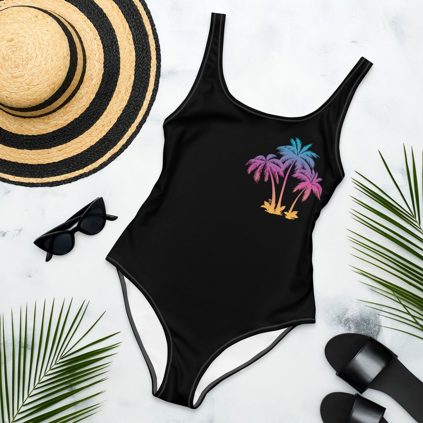 Paradise Rebel Black 1PC Swimsuit