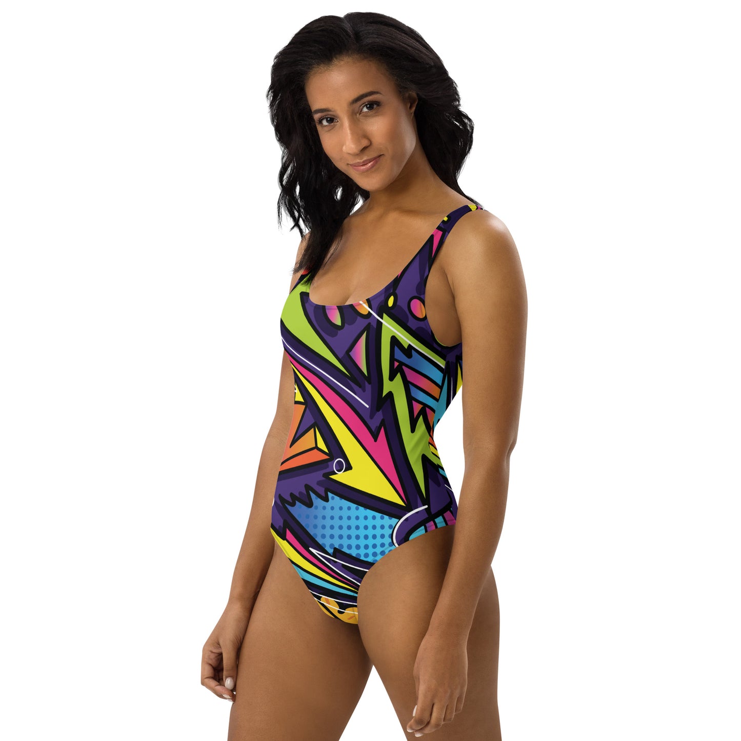 Comic Graffiti 1PC Swimsuit