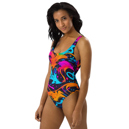 Colors in Graffiti 1PC Swimsuit