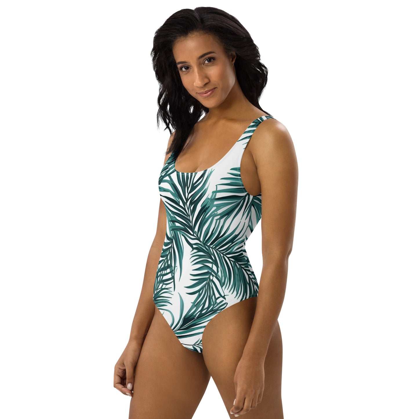 Palms Floral 1PC Swimsuit