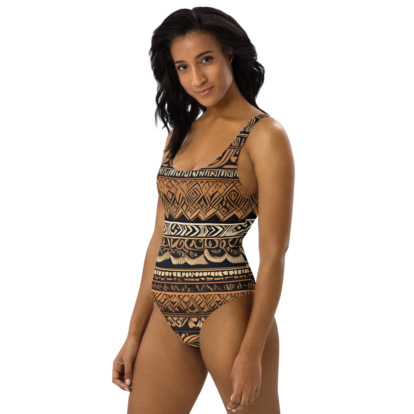 Beautiful Prehistorical 1PC Swimsuit