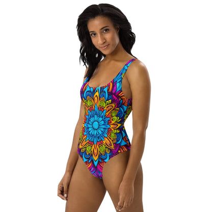 Colorful Mandala 1PC Swimsuit