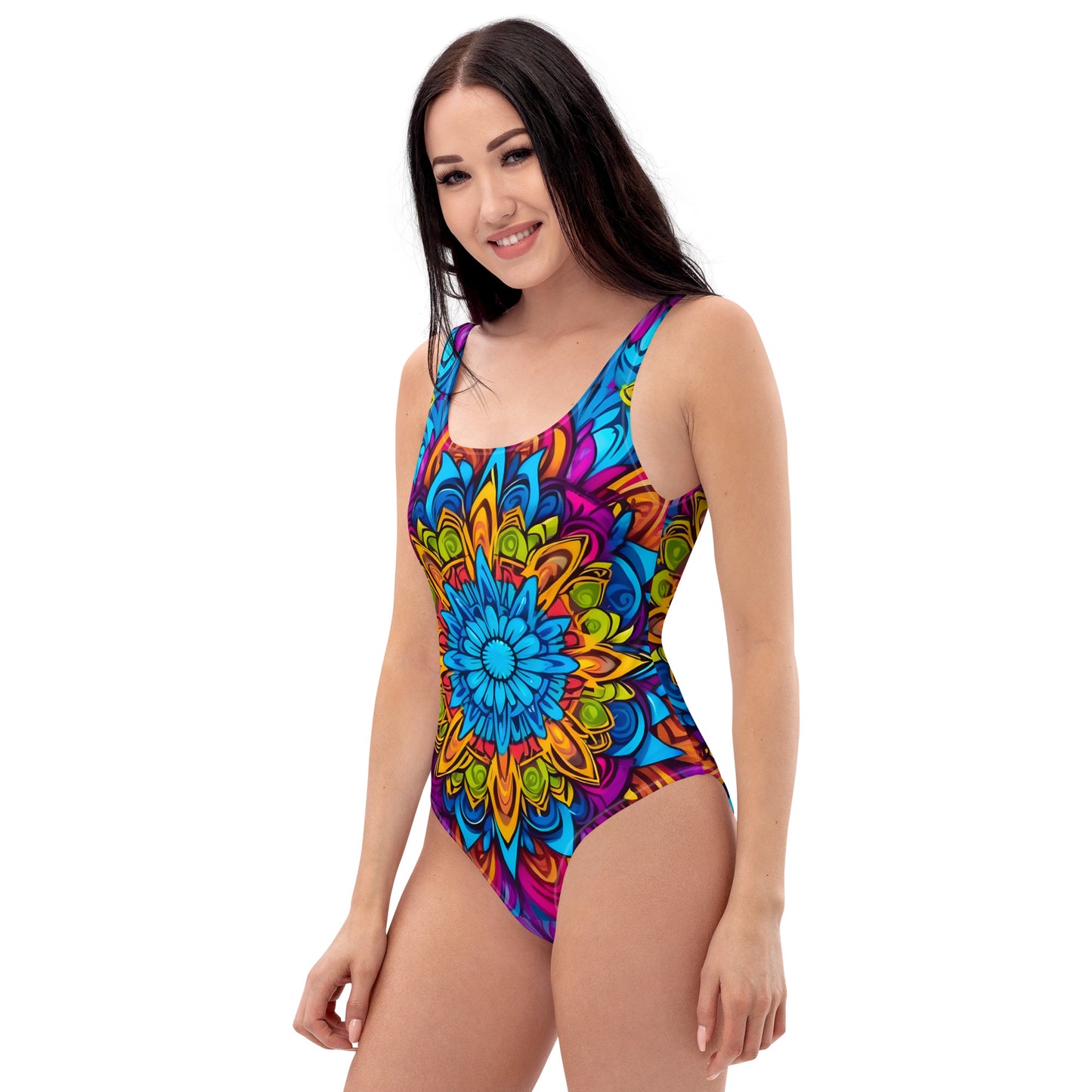 Colorful Mandala 1PC Swimsuit