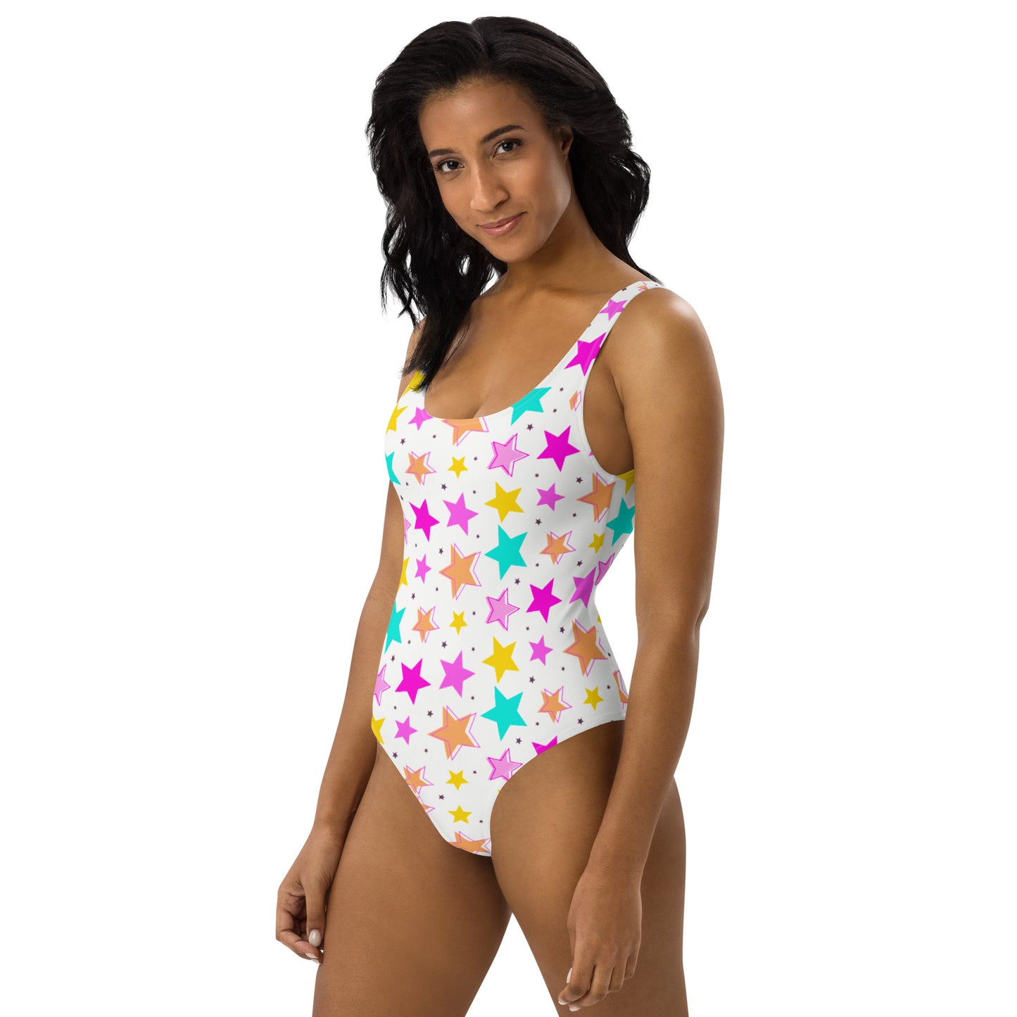 Colorful Stars 1PC Swimsuit