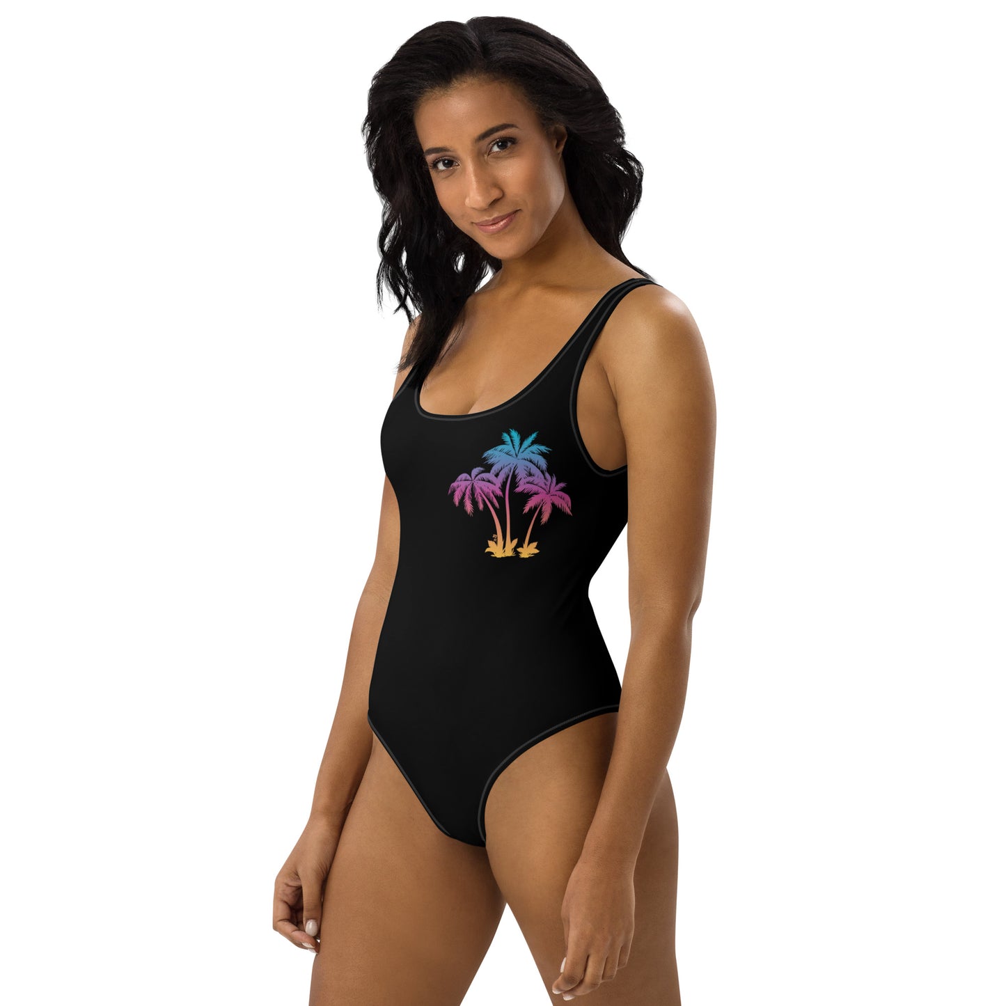 Paradise Rebel Black 1PC Swimsuit