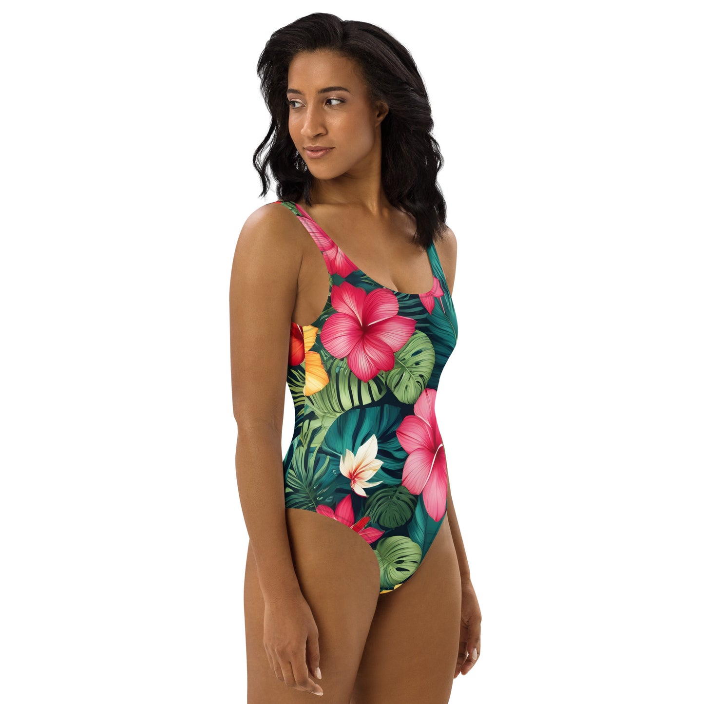 Garden Floral 1PC Swimsuit