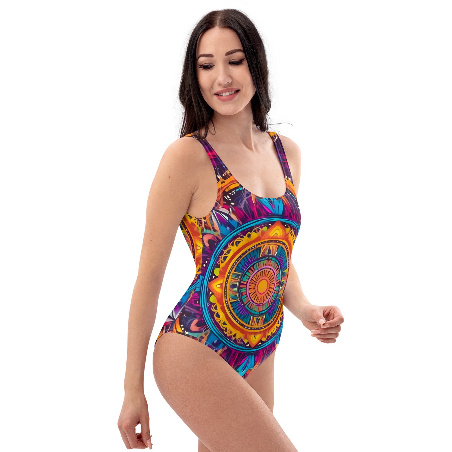 Beautiful Mandala Colorful 1PC Swimsuit