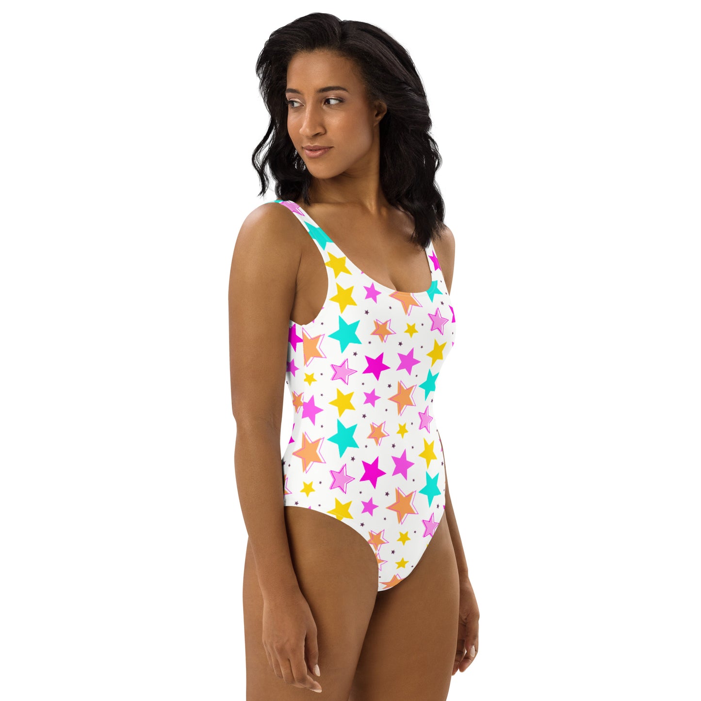 Colorful Stars 1PC Swimsuit